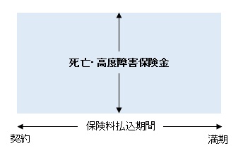 定期保険イメージ図